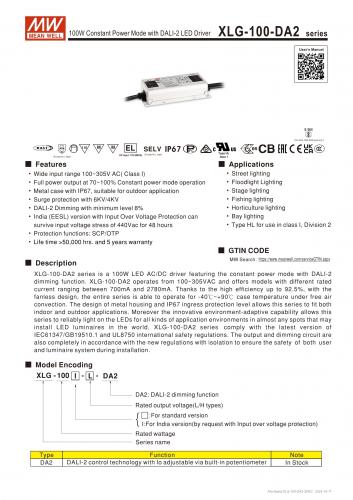  XLG-100-L-DA2